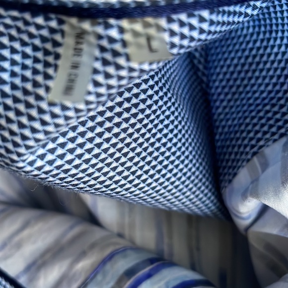 Bugatchi mens classic fit dress shirt - Picture 7 of 9